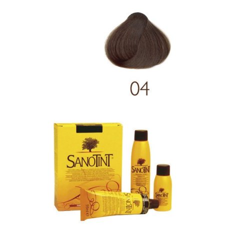 Farba do włosów Sanotint Classic – 04 LIGHT BROWN (naturalny brąz)