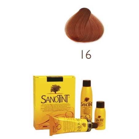Farba do włosów Sanotint Classic – 16 COPPER BLONDE (miedziany blond)