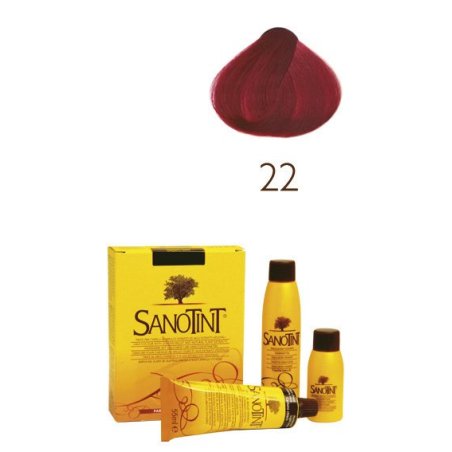 Farba do włosów Sanotint Classic – 22 CLARET (bordo)