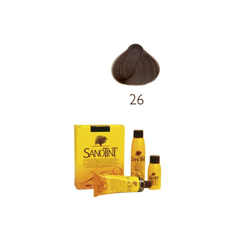 Farba do włosów Sanotint Classic – 26 CARAMEL (karmelowy brąz)