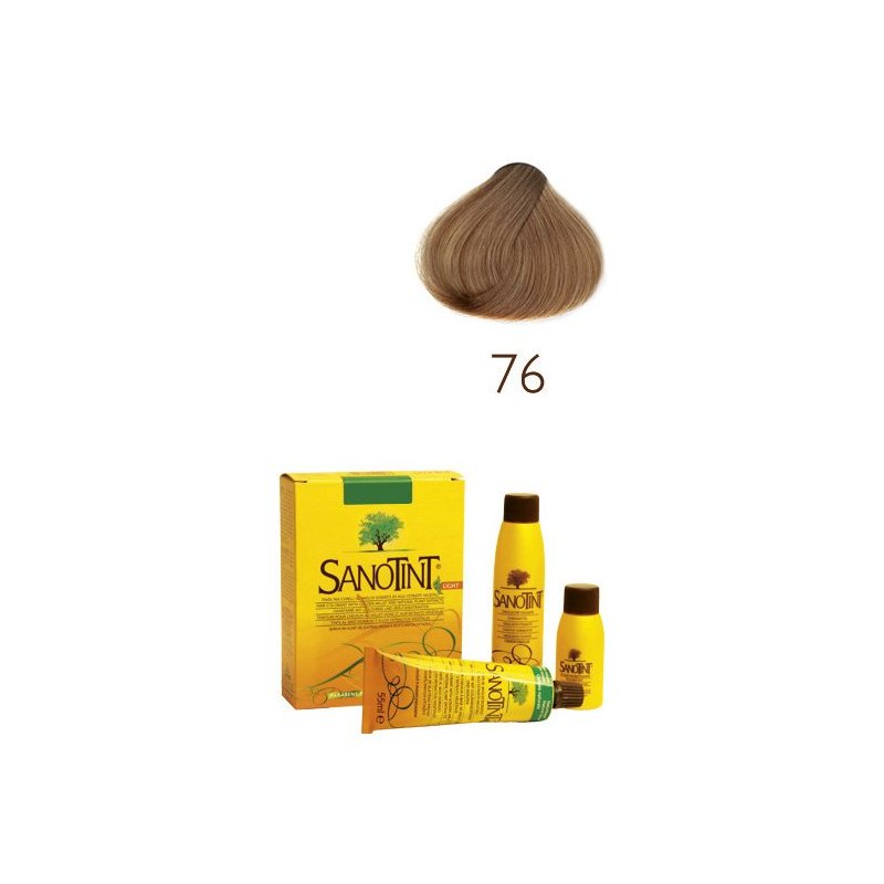 Farba do włosów Sanotint Sensitive - 76 AMBER BLONDE