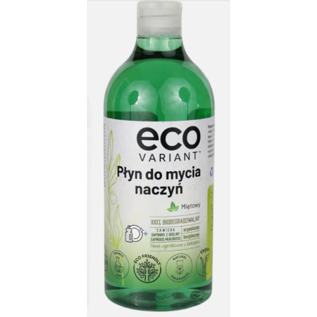 EcoVariant Płyn do mycia naczyń miętowy 750ml