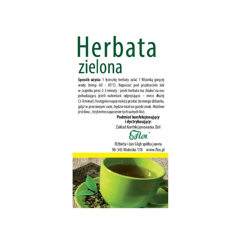 Flos Herbata zielona 100g