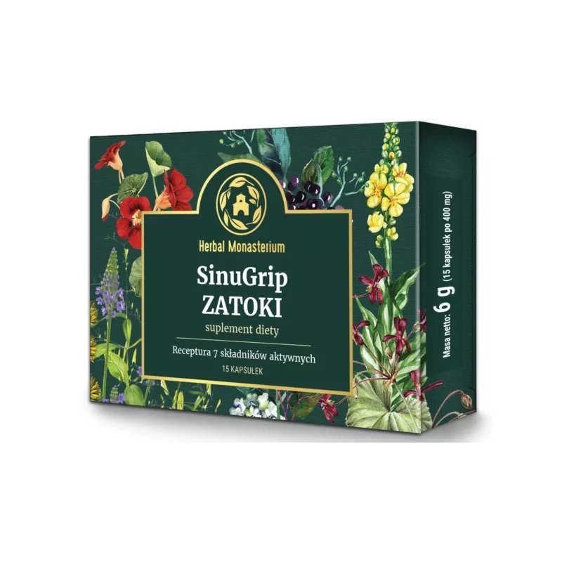 Herbal Monasterium SinuGrip Zatoki 15kaps.