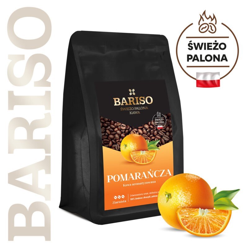 Bariso (Agro mmk) kawa ziarnista smakowa pomarańcza 200g