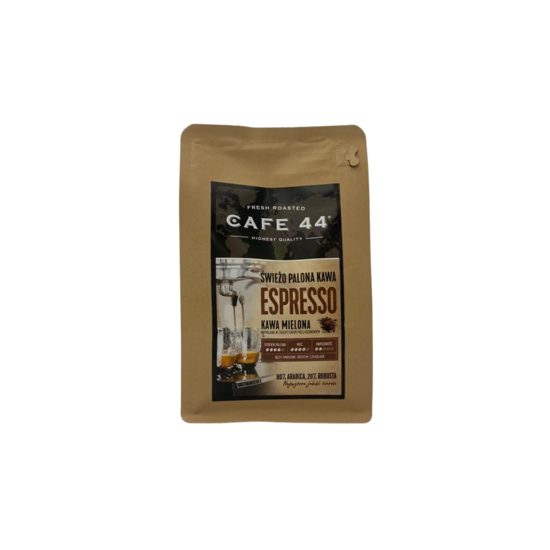 Cafe 44 (Agro mmk) Kawa mielona świeżo palona Espresso 200g