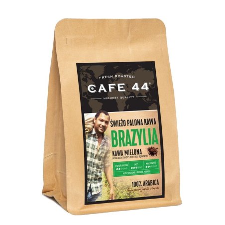 Cafe 44 (Agro mmk) Świeżo palona kawa Brazylia ziarnista 200g