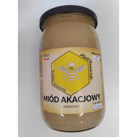 Pasieka Kruszyna Miód akacjowy 1kg
