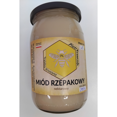 Pasieka Kruszyna Miód rzepakowy 1kg