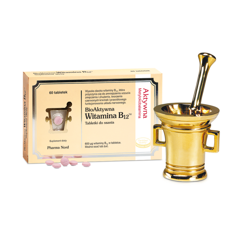 Pharma Nord BioAktywna Witamina B12 60tabl. do ssania