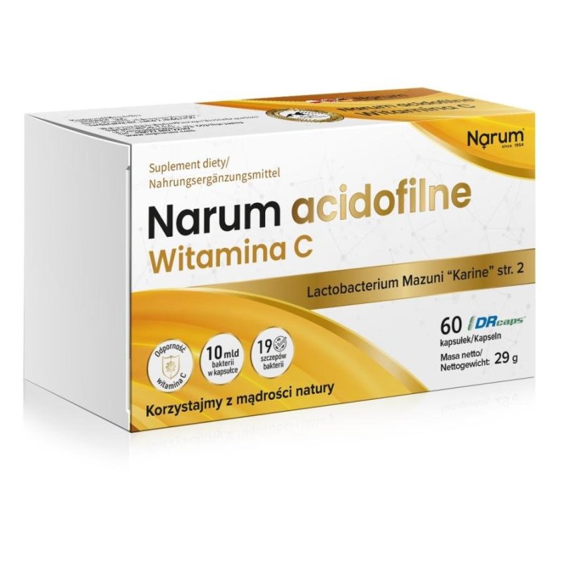 Narum Acidofilna Witamina C 400mg 60kaps.