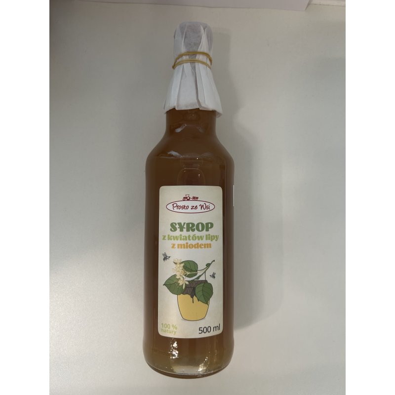 Prosto Ze Wsi Syrop z kwiatów lipy z miodem 500ml