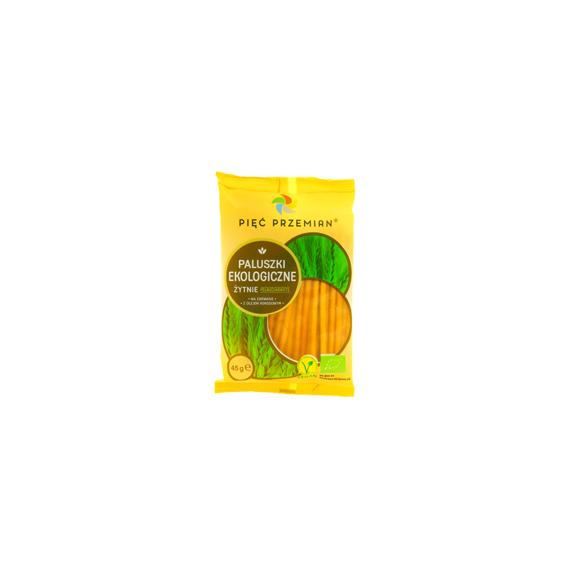 Pięc Przemian Paluszki żytnie pełnozairniste 45g