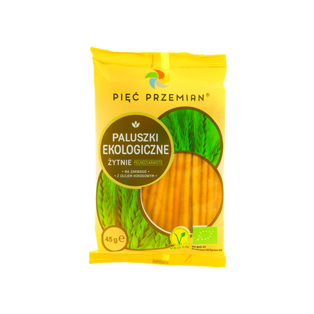 Pięc Przemian Paluszki żytnie pełnozairniste 45g