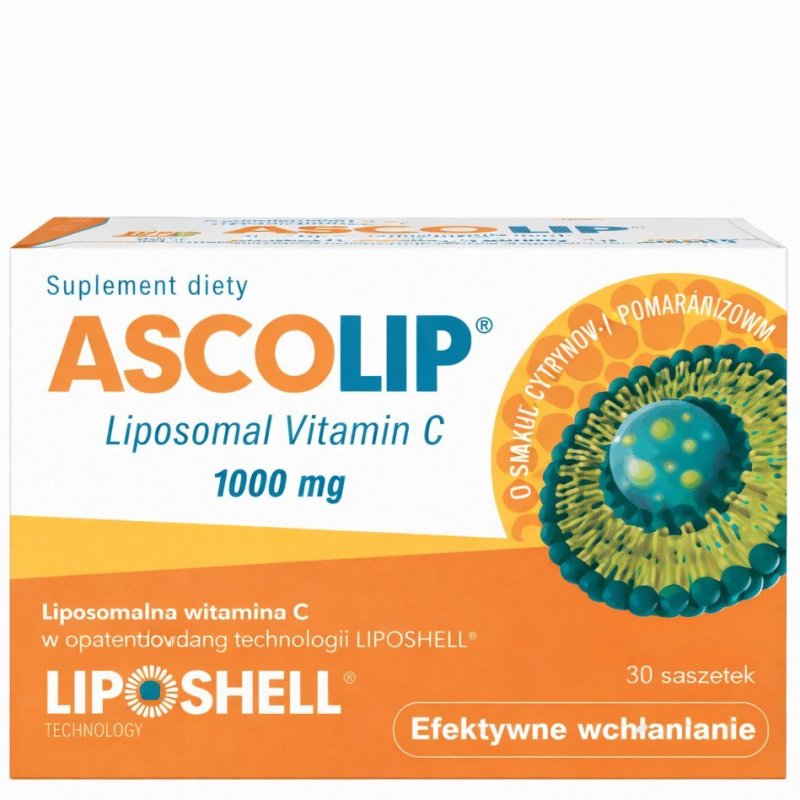 Ascolip Liposomalna Witamina C 1000mg 30sasz.