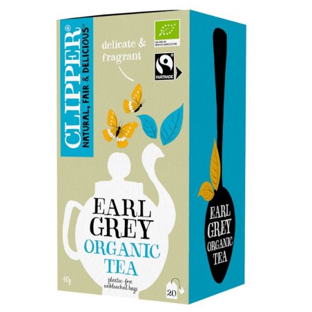 Clipper Herbata czarna earl grey bio 20sasz.