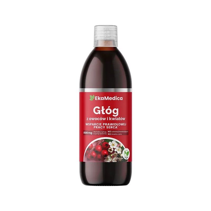 EkaMedica Głóg z owoców i kwiatów 500ml