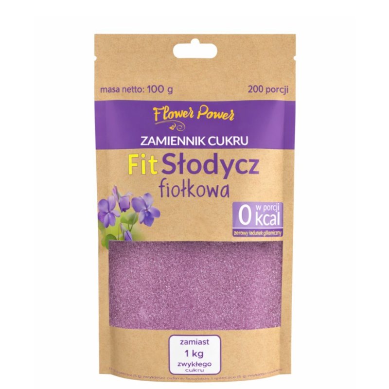 FitSłodycz fiołkowa 100g 200 porcji