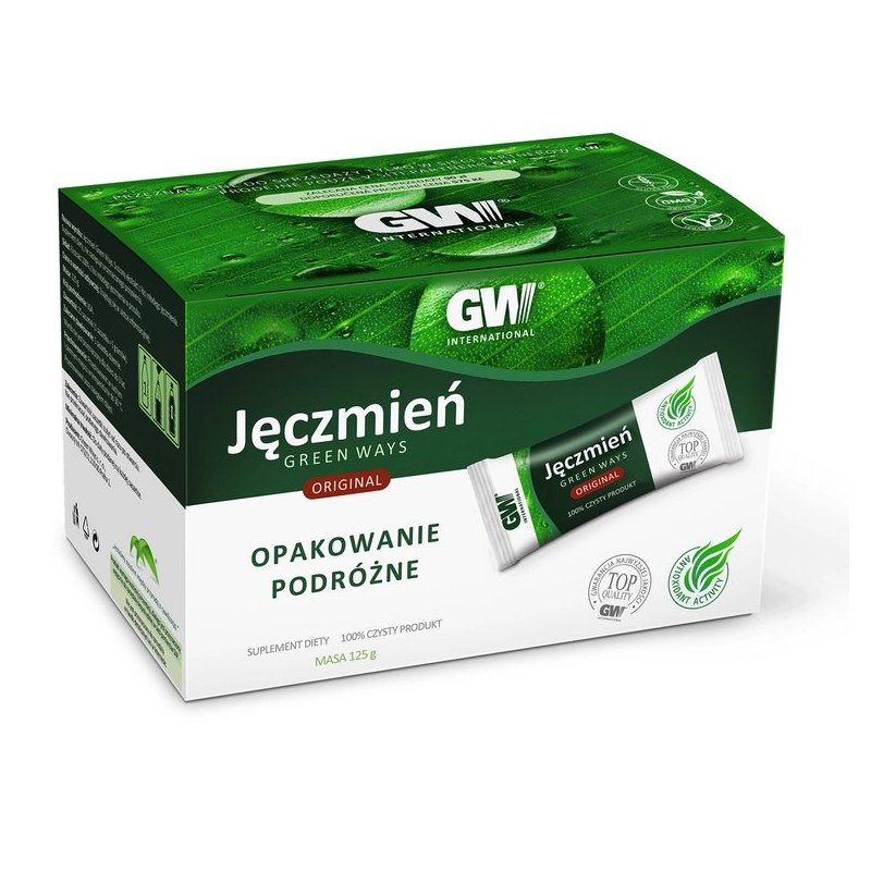 Green Ways Jęczmień bio 125g 25sasz.