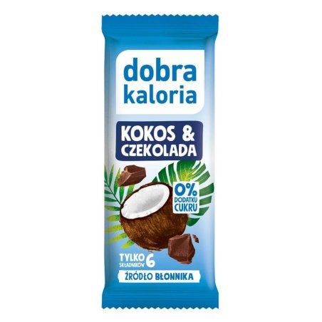 Kubara Dobra Kaloria Baton kokos &czekolada 33g
