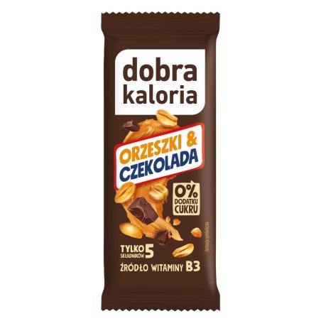 Kubara Dobra kaloria Baton orzeszki &czekolada 35g