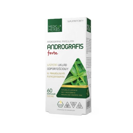 Medica Herbs Andrographis forte 500mg 60kaps.