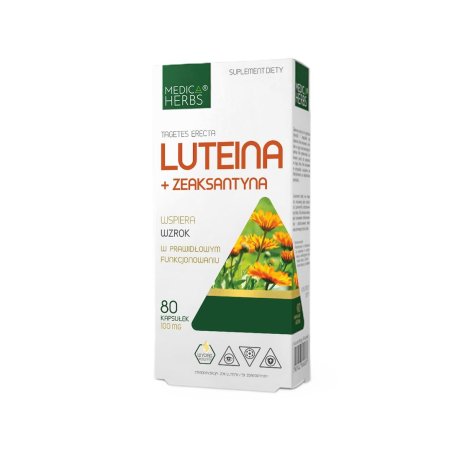 Medica Herbs Luteina + Zeaksantyna 80kaps.