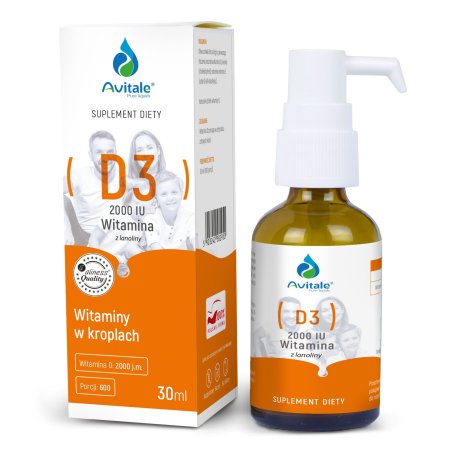 Aliness Avitale Witamina D3 2000IU 30ml