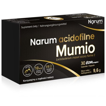 Narum Mumio Acidofilne 250mg 30kaps.
