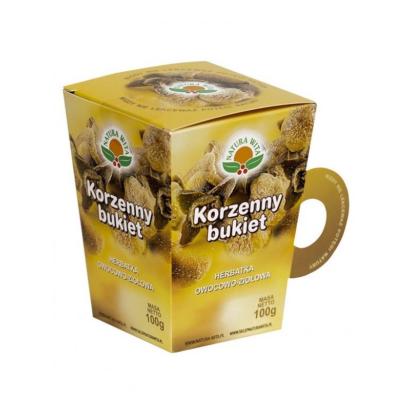 Natura-wita Herbatka owocowo-ziołowa Korzenny bukiet kubek 100g