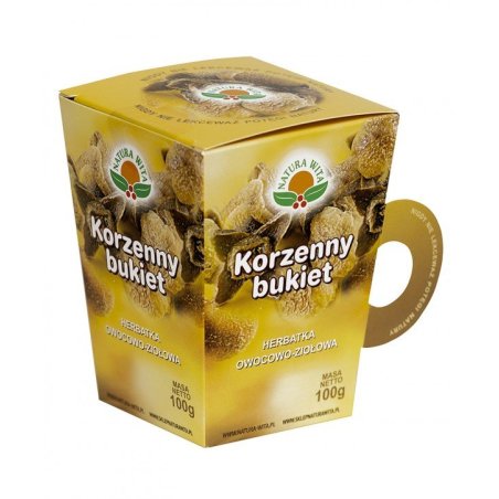 Natura-wita Herbatka owocowo-ziołowa Korzenny bukiet kubek 100g