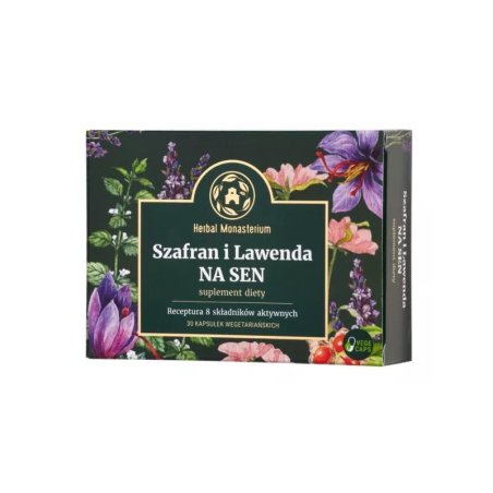 Herbal Monasterium Szafran i lawenda na sen 30kaps.
