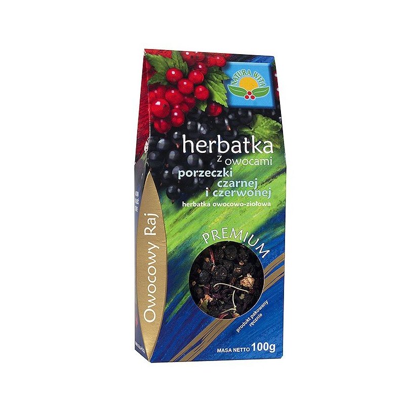 Natura-wita Herbatka z owocami porzeczki czarnej i czerwonej 100g