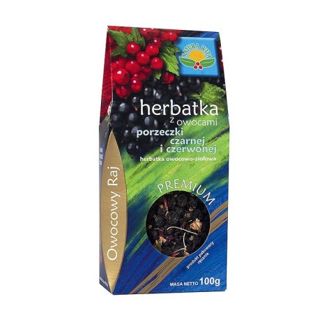 Natura-wita Herbatka z owocami porzeczki czarnej i czerwonej 100g