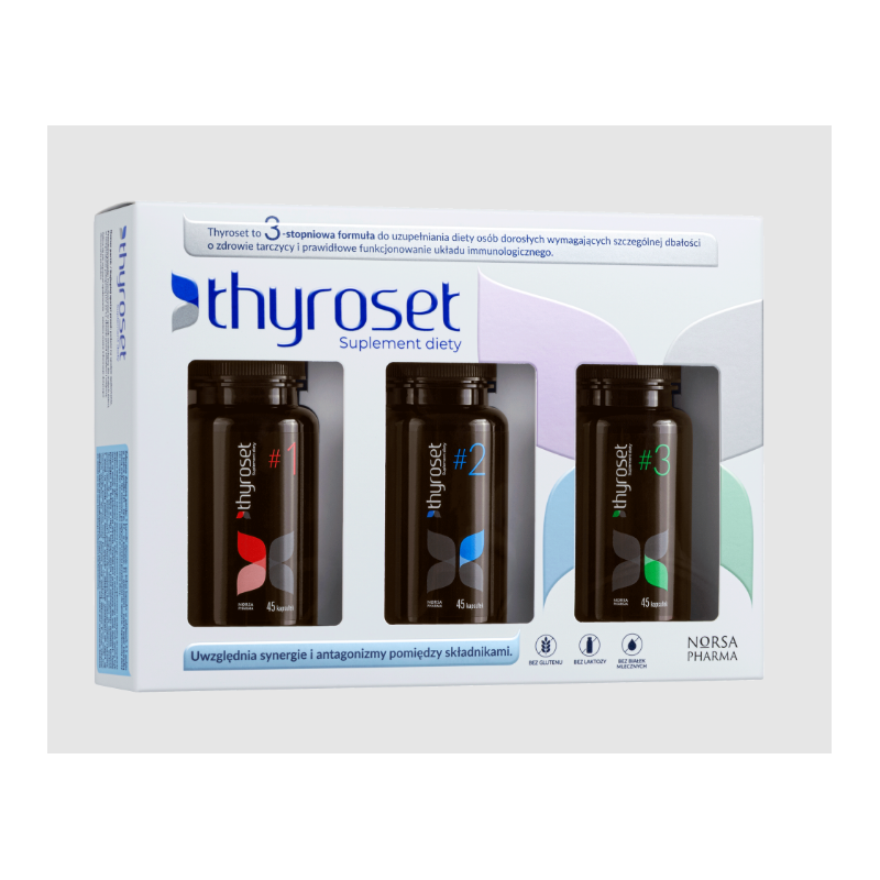 Norsa Pharma Thyroset zestaw 3x45kaps.