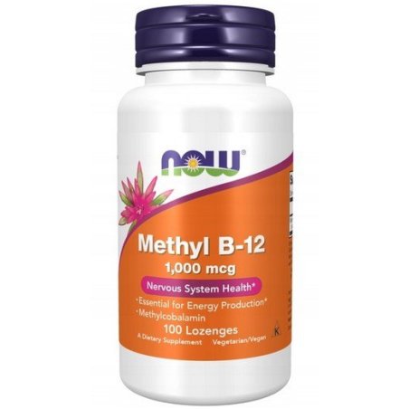 Now Foods Methyl B12 (witamina B12) 1000mcg 100 tabletek do ssania
