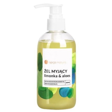 Opcja Natura Żel myjący Limonka i aloes 250ml