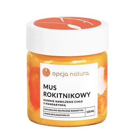 Opcja Natura Mus rokitnikowy do ciała 120ml