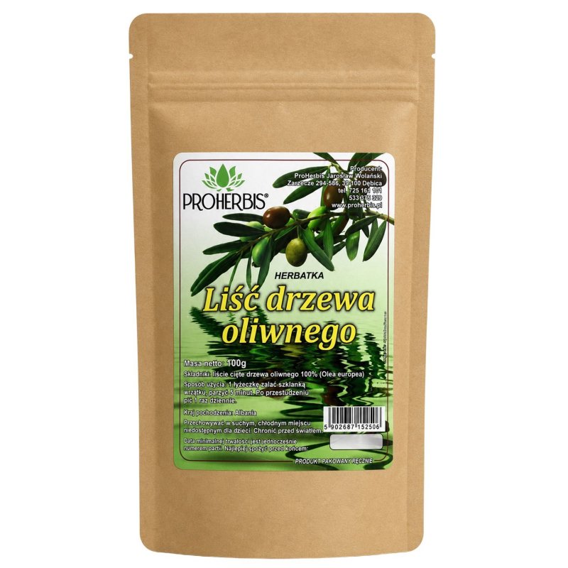 Proherbis Liść drzewa oliwnego 100g
