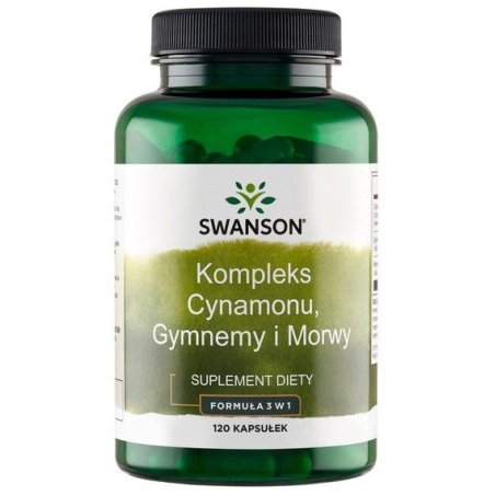 Swanson Cynamon gymnema morwa 120kaps.