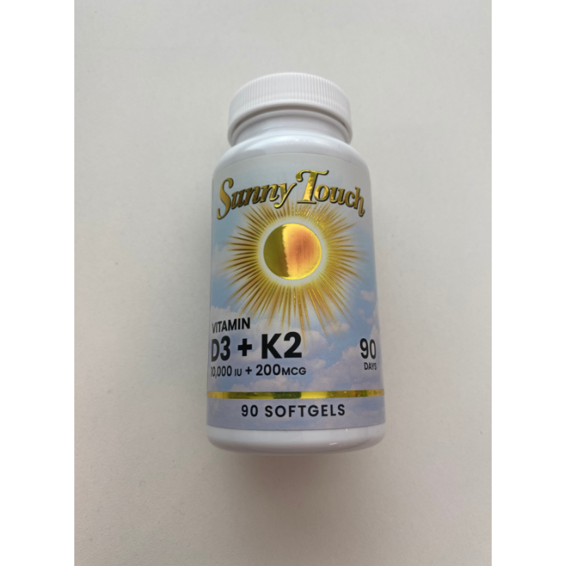 Sunny Touch Witamina D3 10 000 IU + K2 200mcg 90kaps.