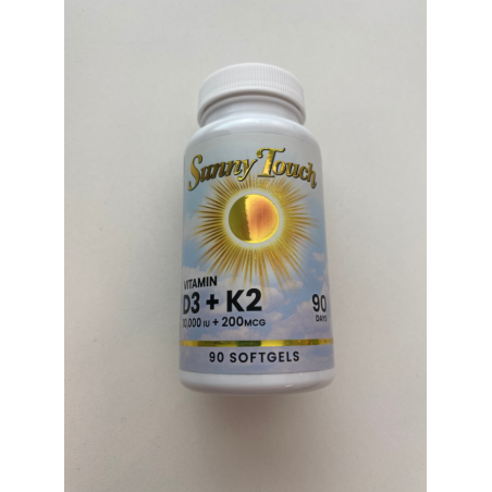 Sunny Touch Witamina D3 10 000 IU + K2 200mcg 90kaps.