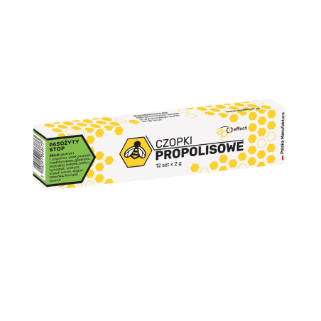 CBD Effect Czopki propolisowe Pasożyty stop 12szt.