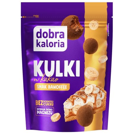 Kubara Dobra Kaloria Kulki w kakao smak banoffee 65g