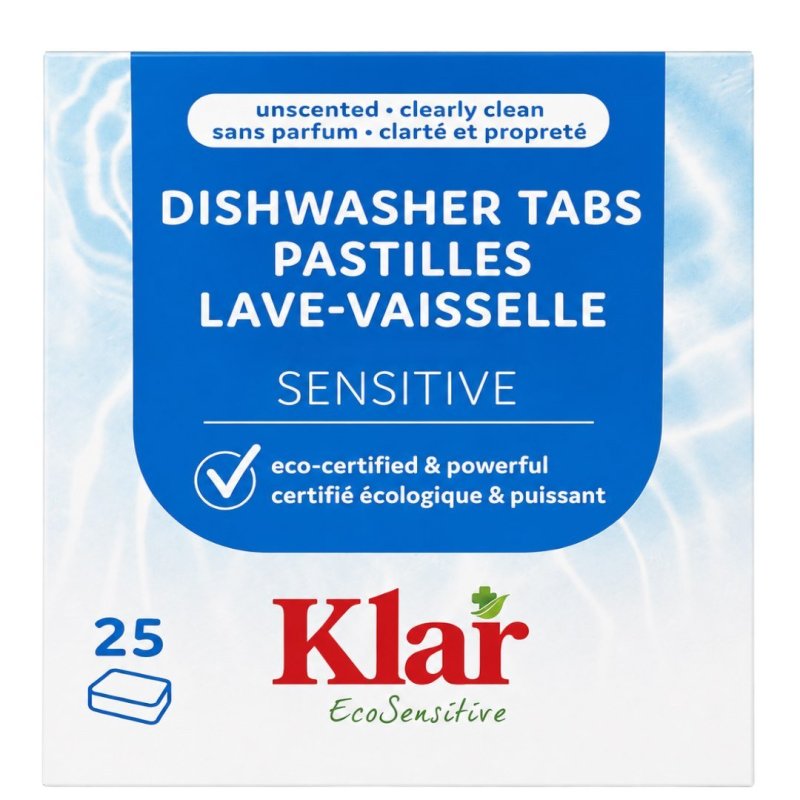 Tabletki do zmywarek Klar EcoSensitive 25sztuk AlmaWin