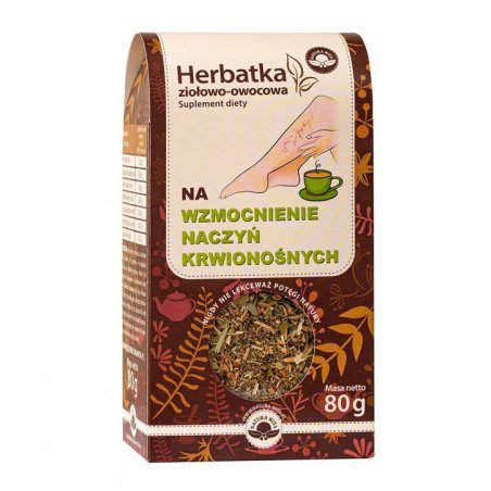 Natura-wita Herbatka ziołowo-owocowa Na wzmocnienie naczyń krwionośnych 80g