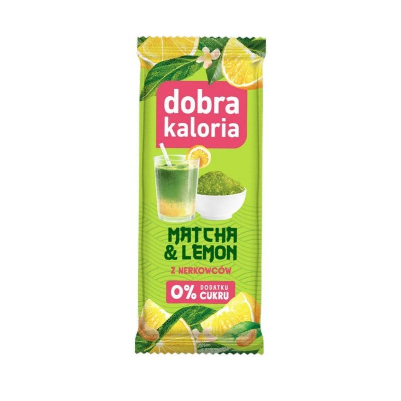 Kubara Dobra kaloria Baton matcha&lemon 65g