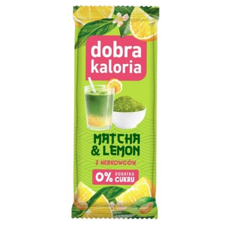 Kubara Dobra kaloria Baton matcha&lemon 65g