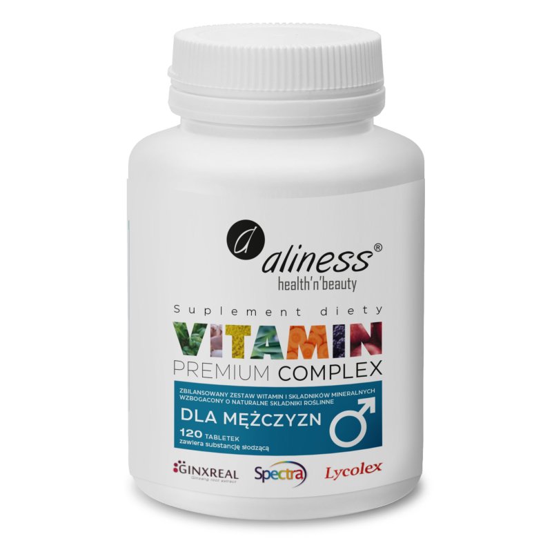Aliness Vitamin Premium Complex dla mężczyzn 120tabl.