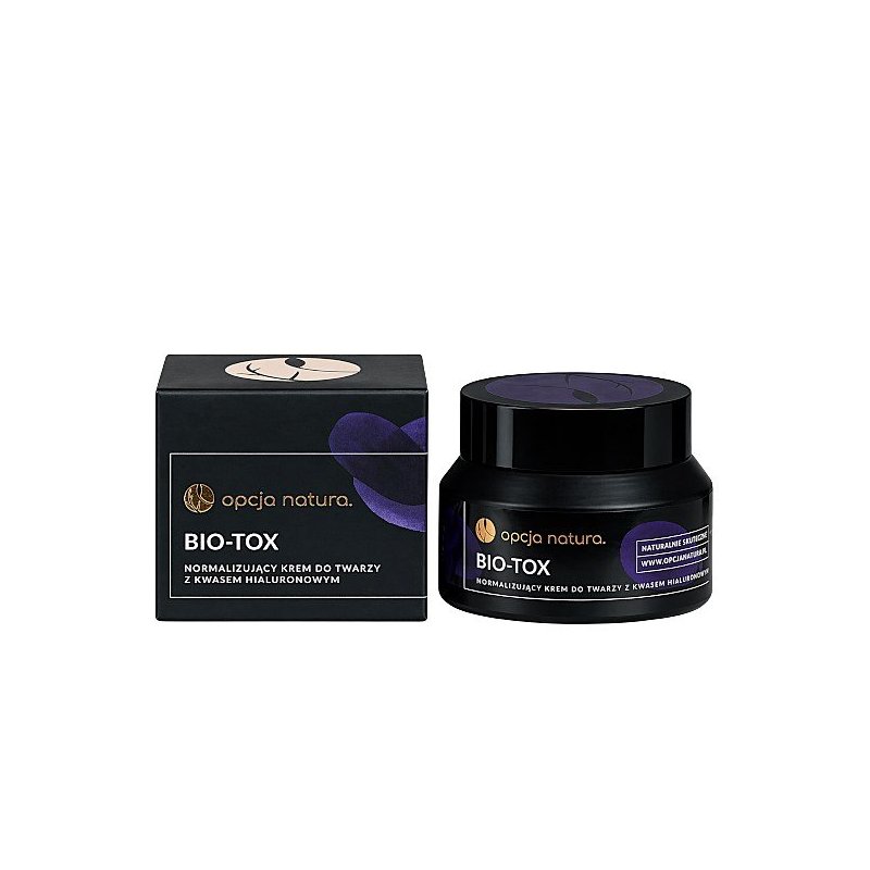 Opcja Natura Bio-tox normalizujący krem do twarzy z kwasem hialuronowym 50ml